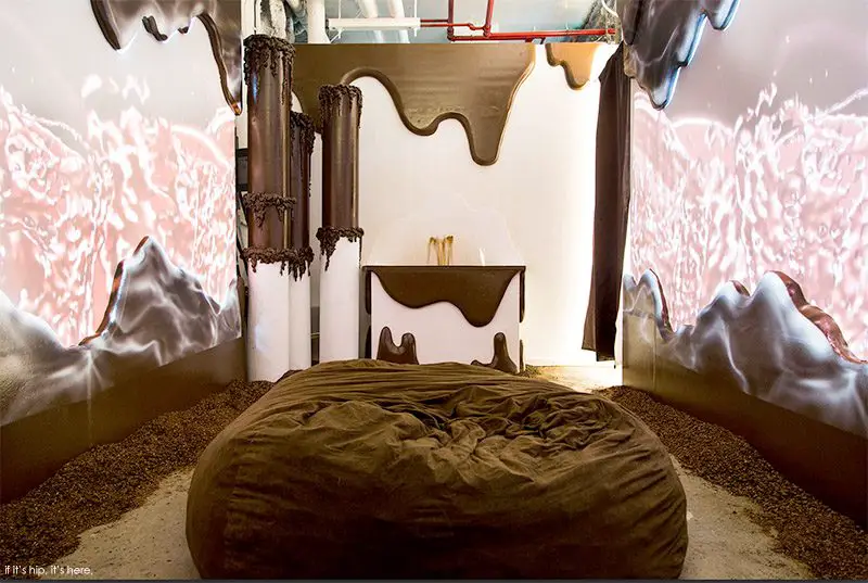 inside the museum of ice cream  immersive chocolate room