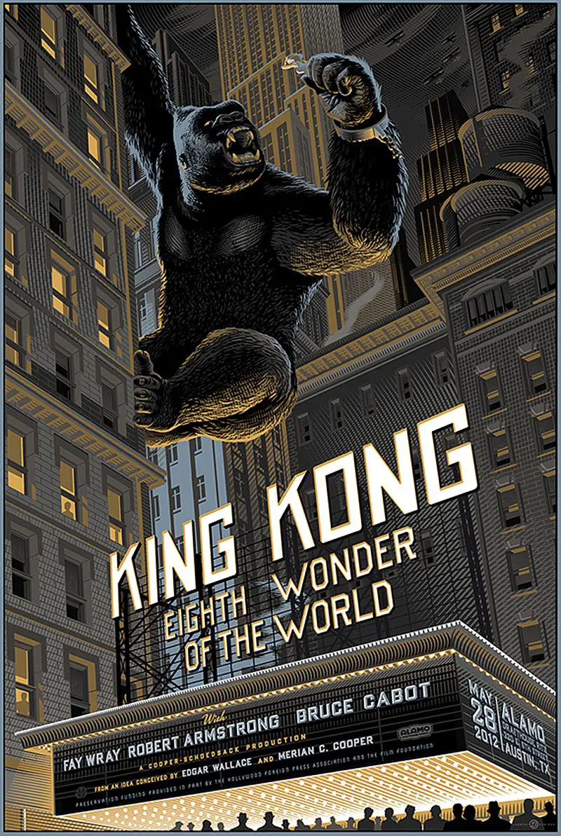 king kong poster laurent durieux