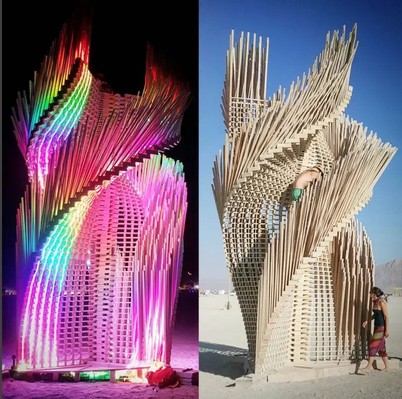 Tangential Dreams burning man