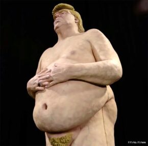 INDECLINE Grosses Out 5 Cities With Naked Trump Statues