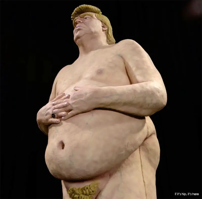 INDECLINE Naked Trump Statues