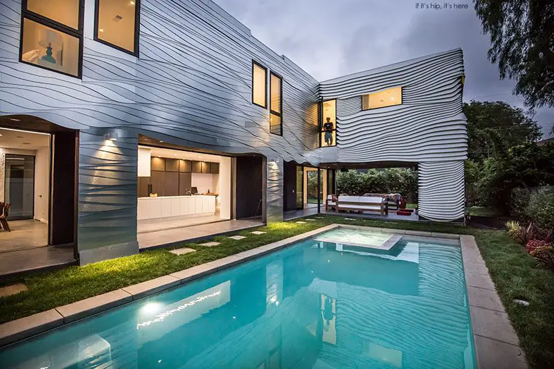 aluminum skinned house in Venice CA