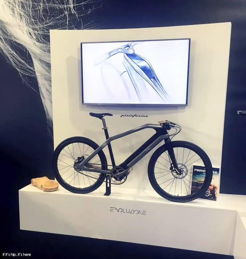 The bike displayed at Diavelo's store