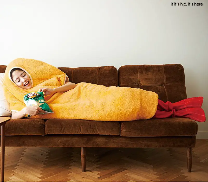 shrimp tempura sleeping bag