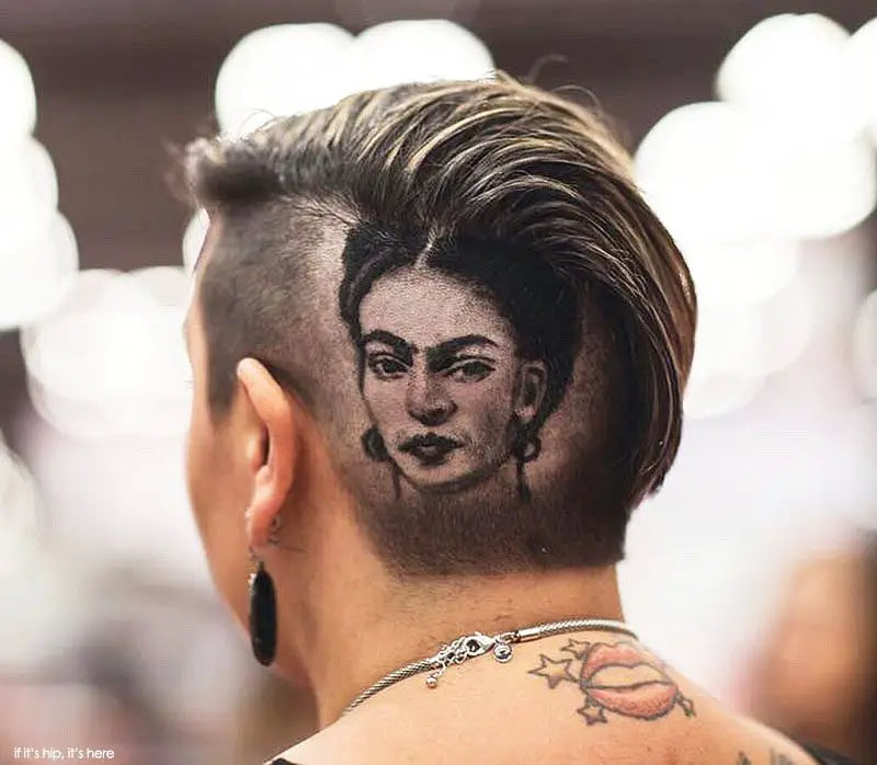 Frida Kahlo haircut