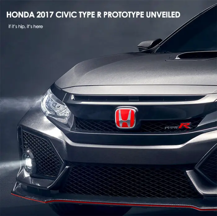 Read more about the article Honda 2017 Civic Type R Prototype Unveiled and Well….Wow!