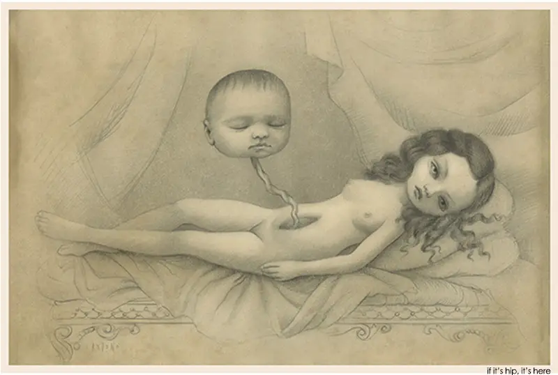 Mark Ryden Microportfolio drawings