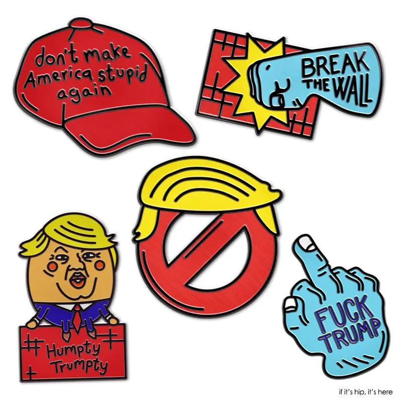 pins wont save the world trump