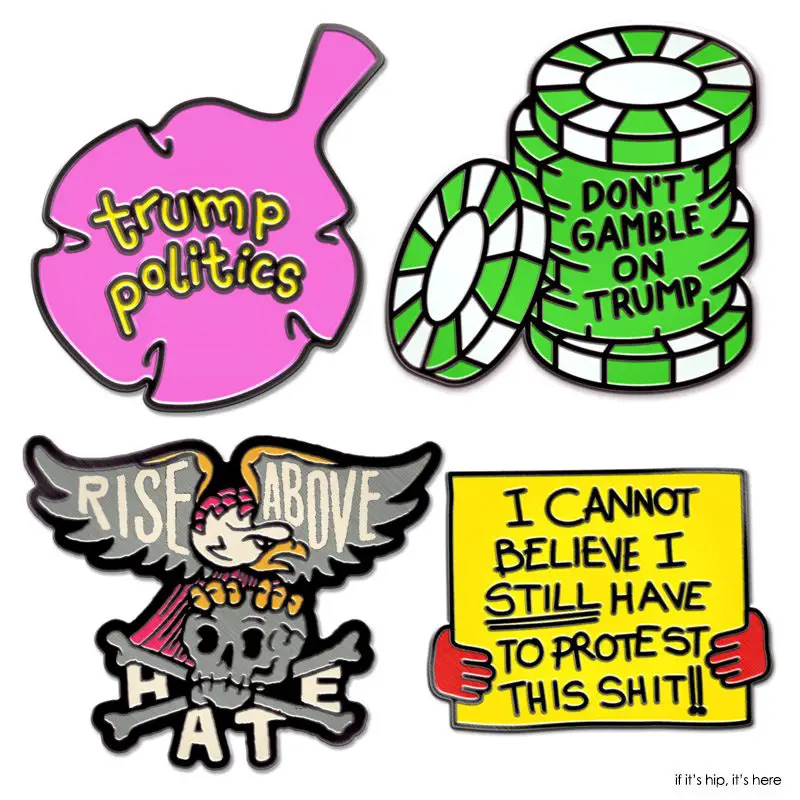 funny anti-trump pins