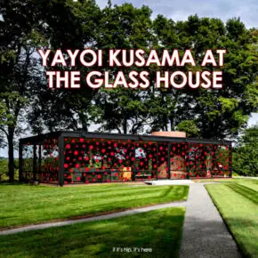 Yayoi Kusama At Philip Johnson’s Glass House