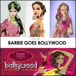 Barbie Goes Bollywood At The Madrid Fashion Doll Show