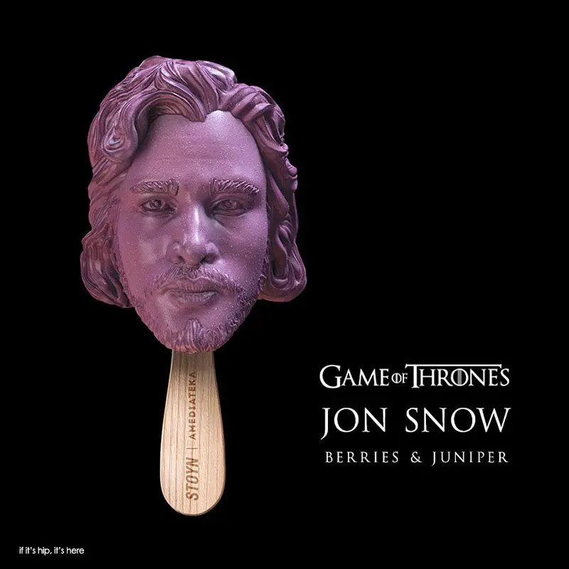 jon snow ice cream pop