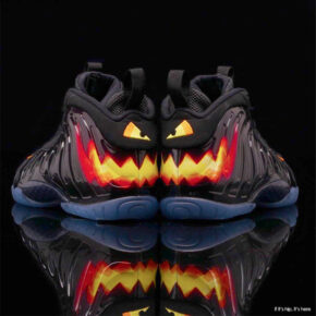 Nike’s Halloween Little Posite One Jack-O-Lantern Sneakers Are A Treat