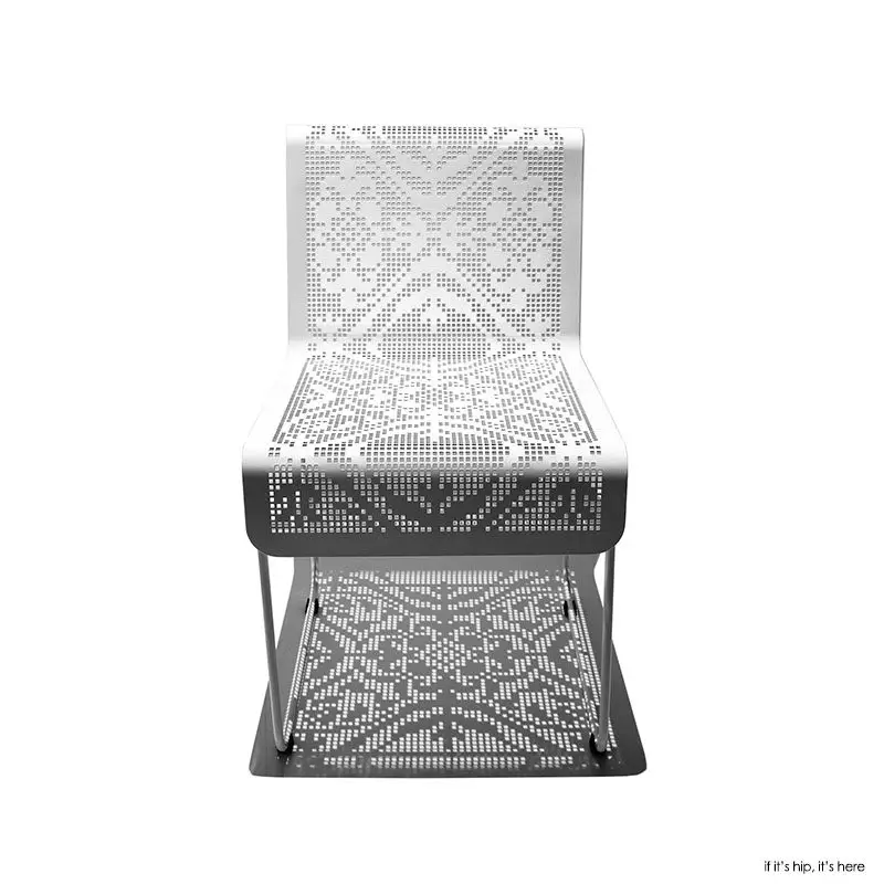 metal lace chair