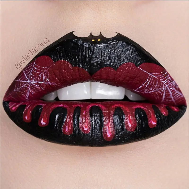 halloween dracula lips