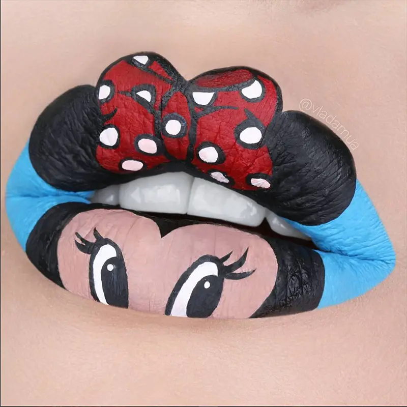 minnie mouse lips