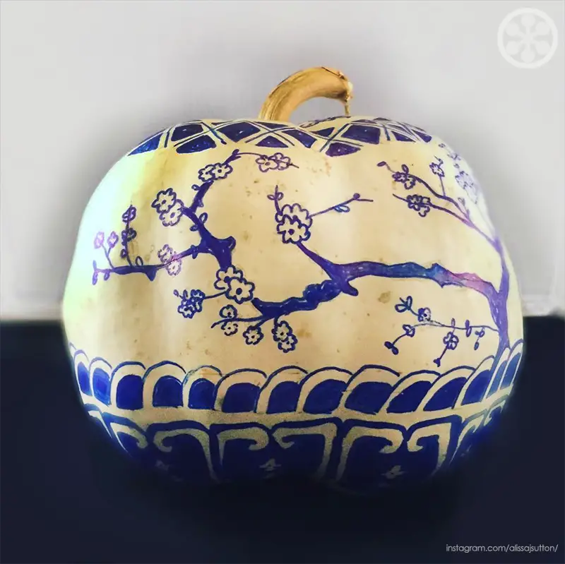 sharpie pumpkin designs