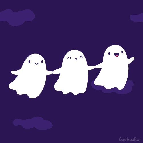 Adorable Animated Ghost Gifs