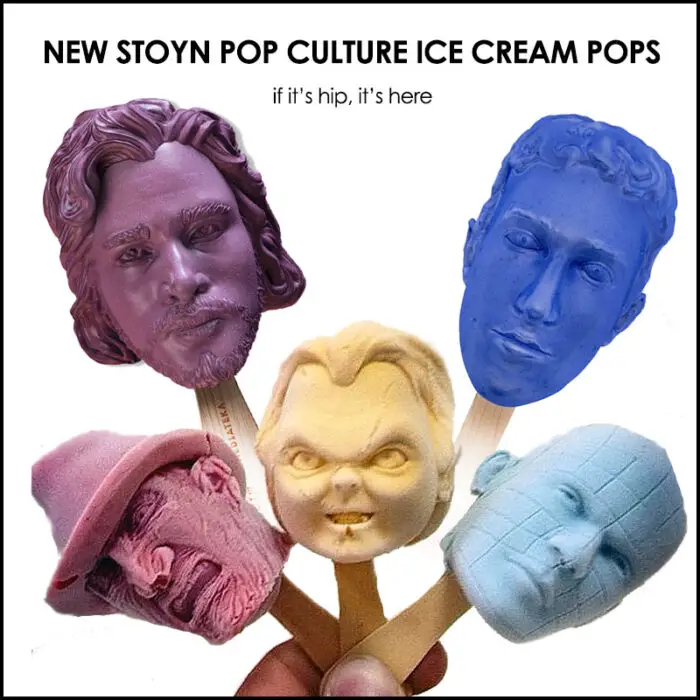 Read more about the article More Stoyn Pop Culture Ice Cream Pops: Jon Snow, Mark Zuckerberg & 80s Horror Icons.