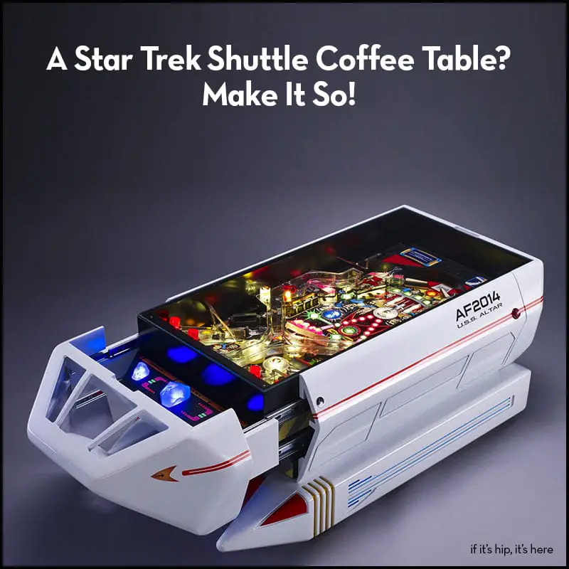 star trek shuttle coffee table