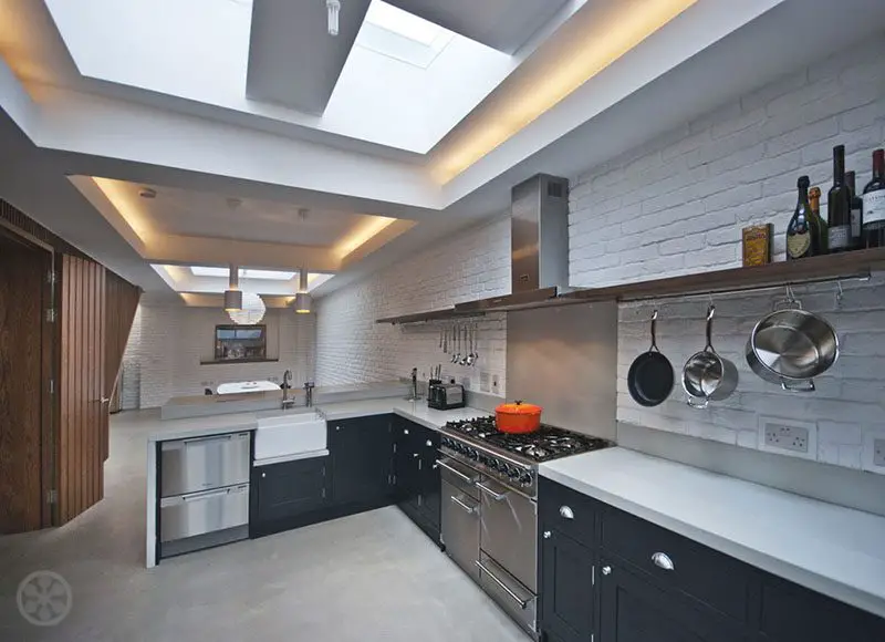 Patalab architects garage conversion kitchen