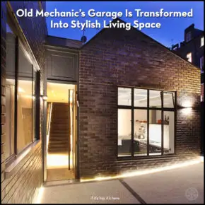 Old Mechanic’s Garage Converted To Stylish London Residence