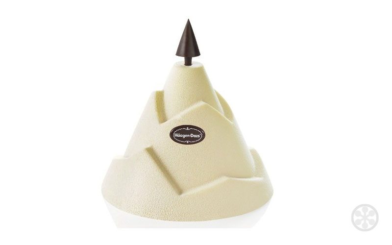 Mountain shaped Haagen Dazs Ice Cream Christmas Cake