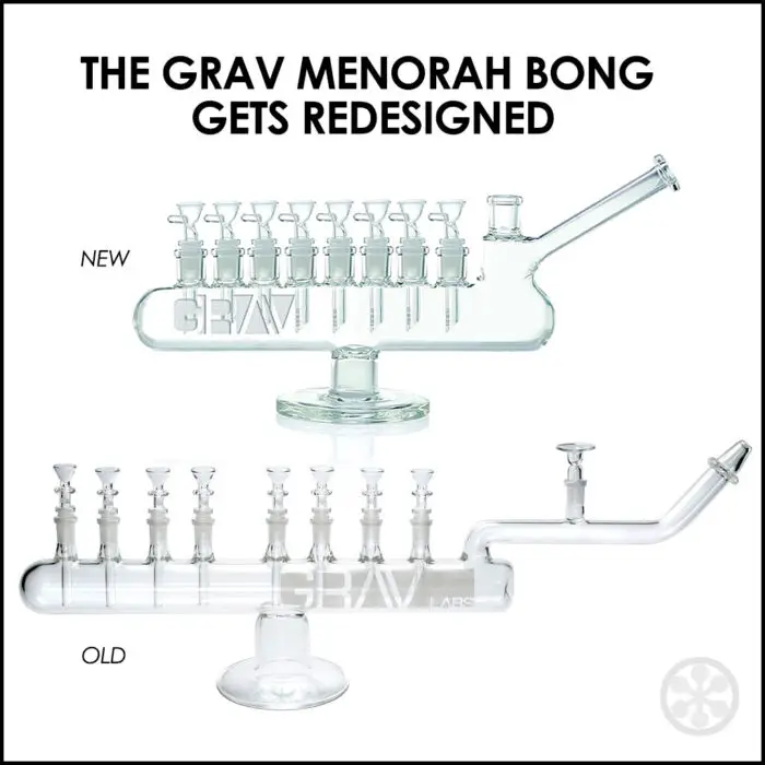 Read more about the article GRAV Menorah Bong Gets Redesigned For Hanukkah, er Chronikkah.