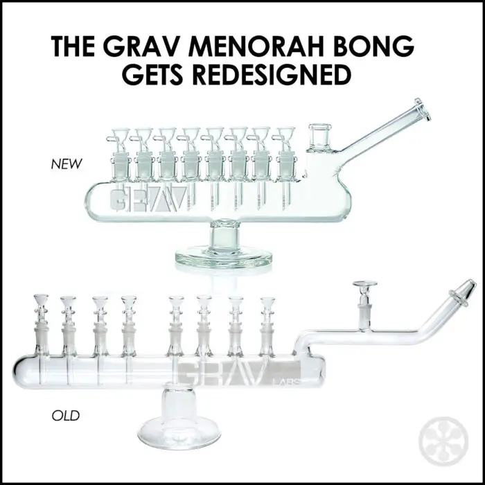 Grav Menorah Bong