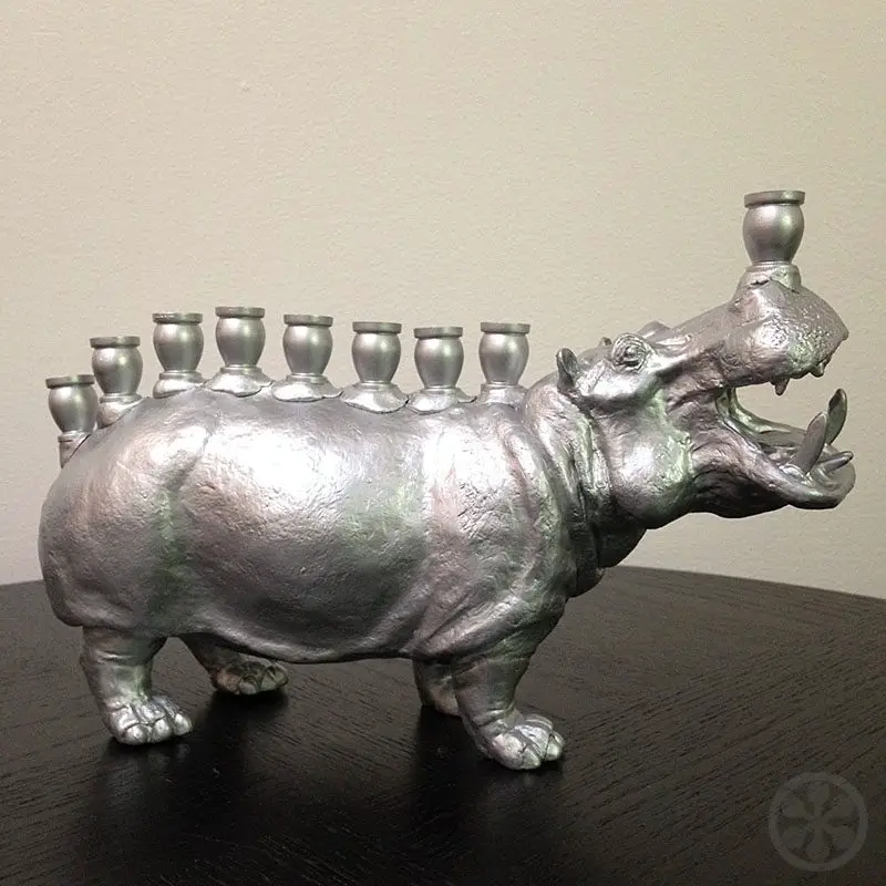 Hippo Menorah