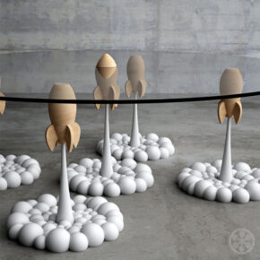 3,2,1….. Blast Off! The Rocket Coffee Table