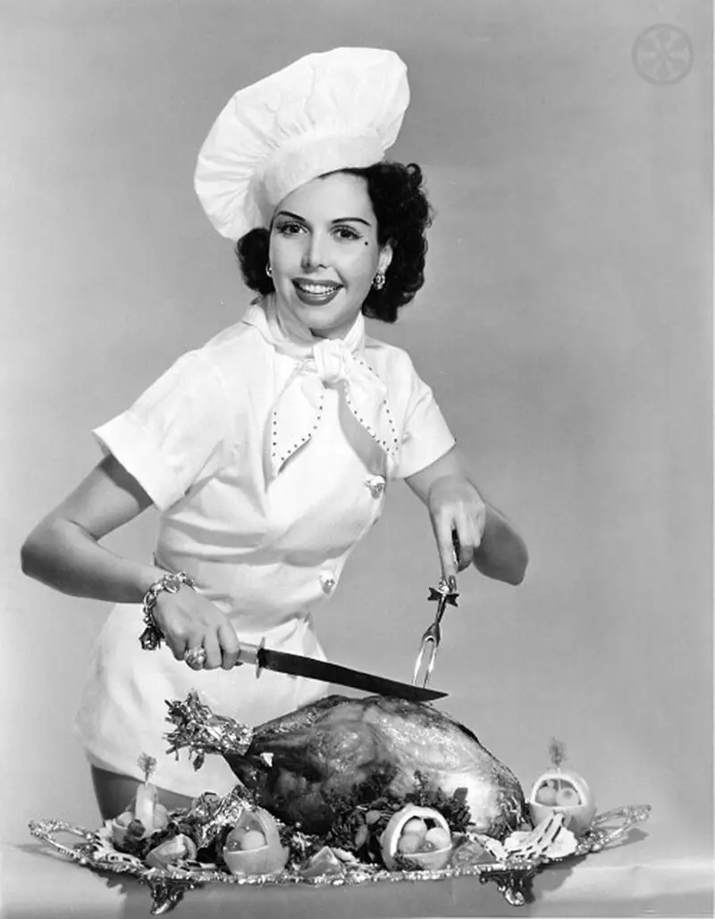 Ann Miller hollywood Thanksgiving pic
