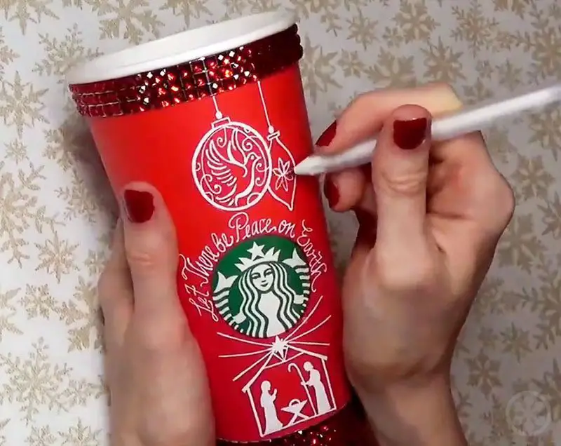 designing Holiday cups for Starbucks