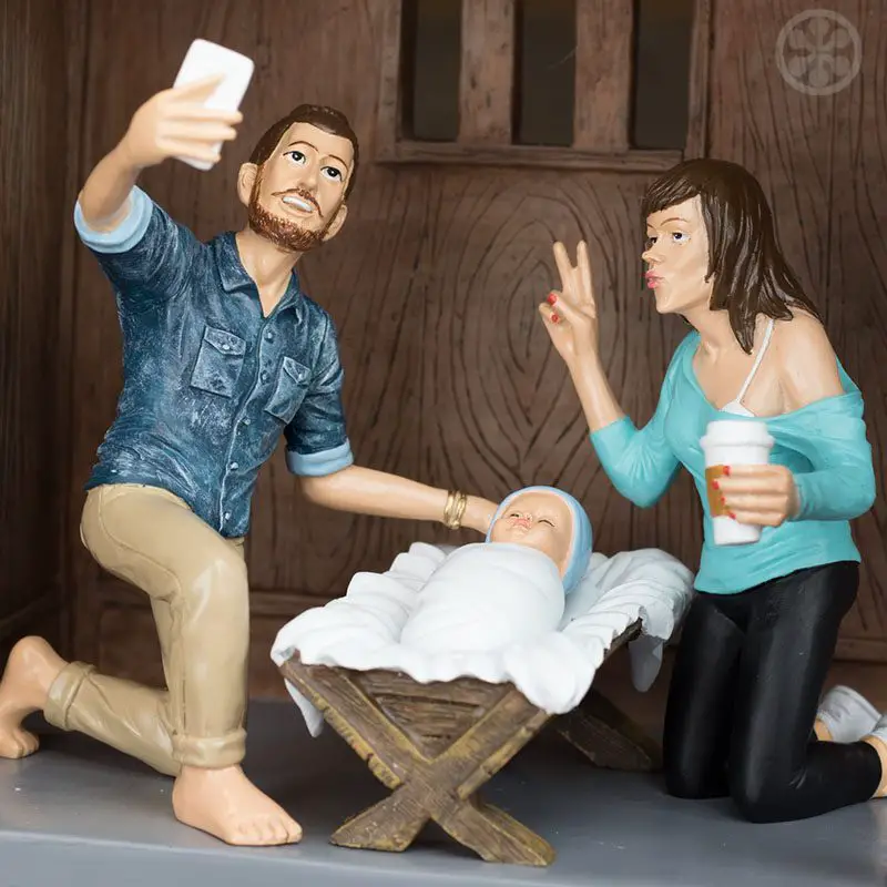 modern joseph and mary nativity