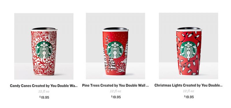 Starbucks Holiday Tumblers 2016