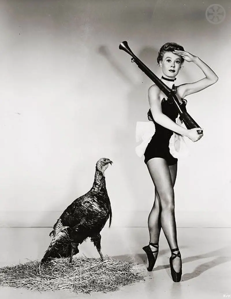 vintage Hollywood Thanksgiving photos
