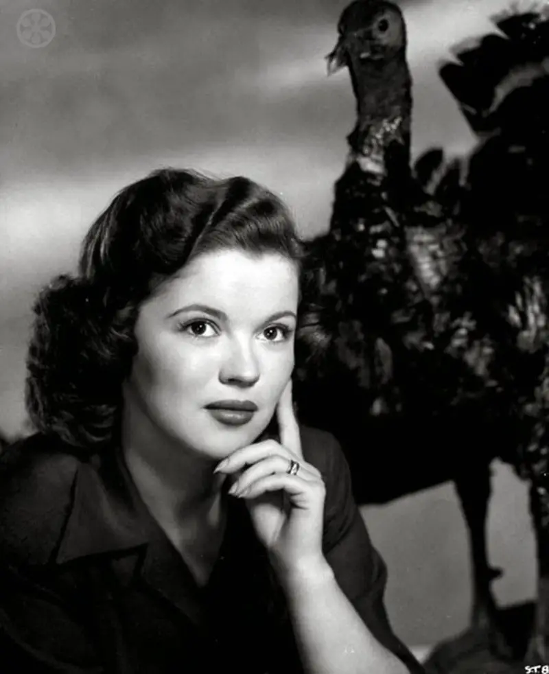 Shirley temple Thanksgiving turkey