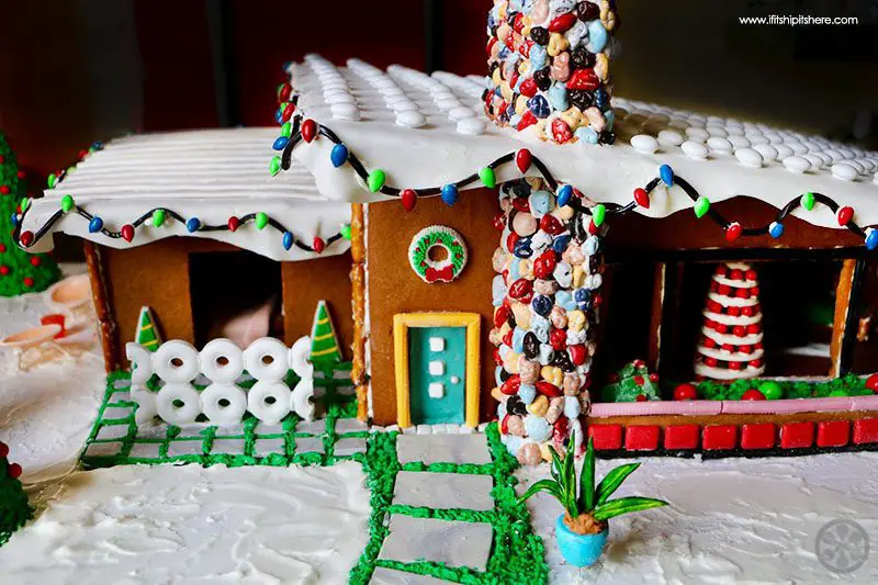 Mid-Century Modern Gingerbread House