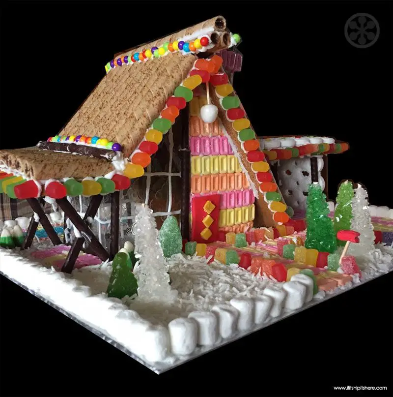 midcentury modern gingerbread on if it's hip, it's here
