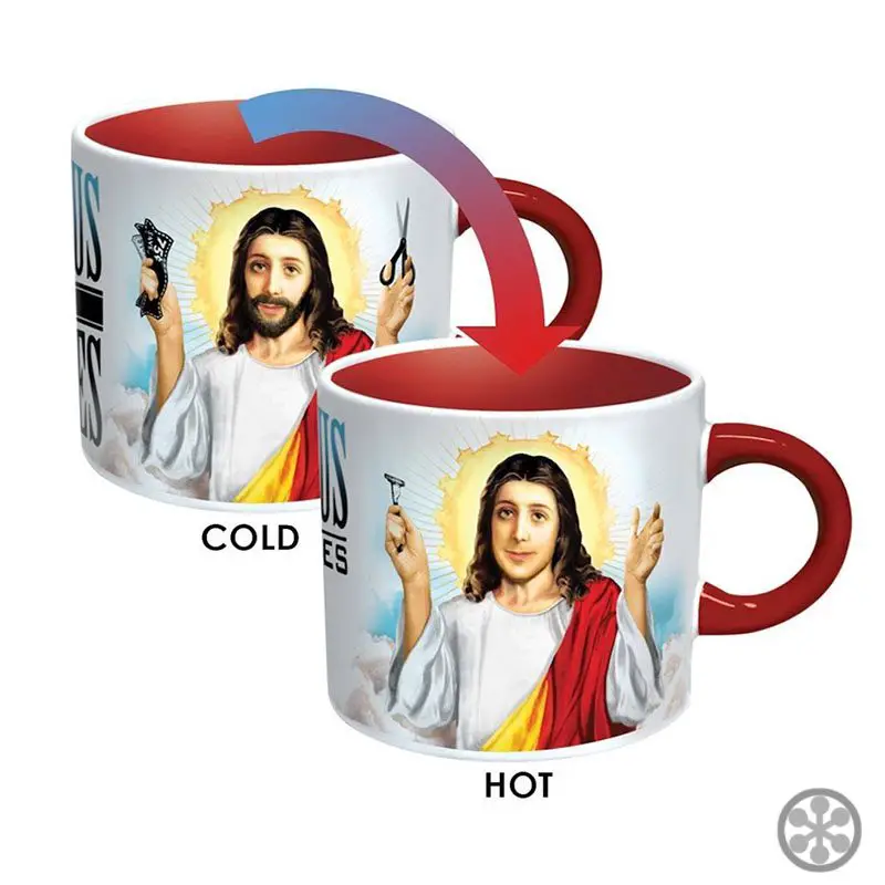 jesus heat changing mug