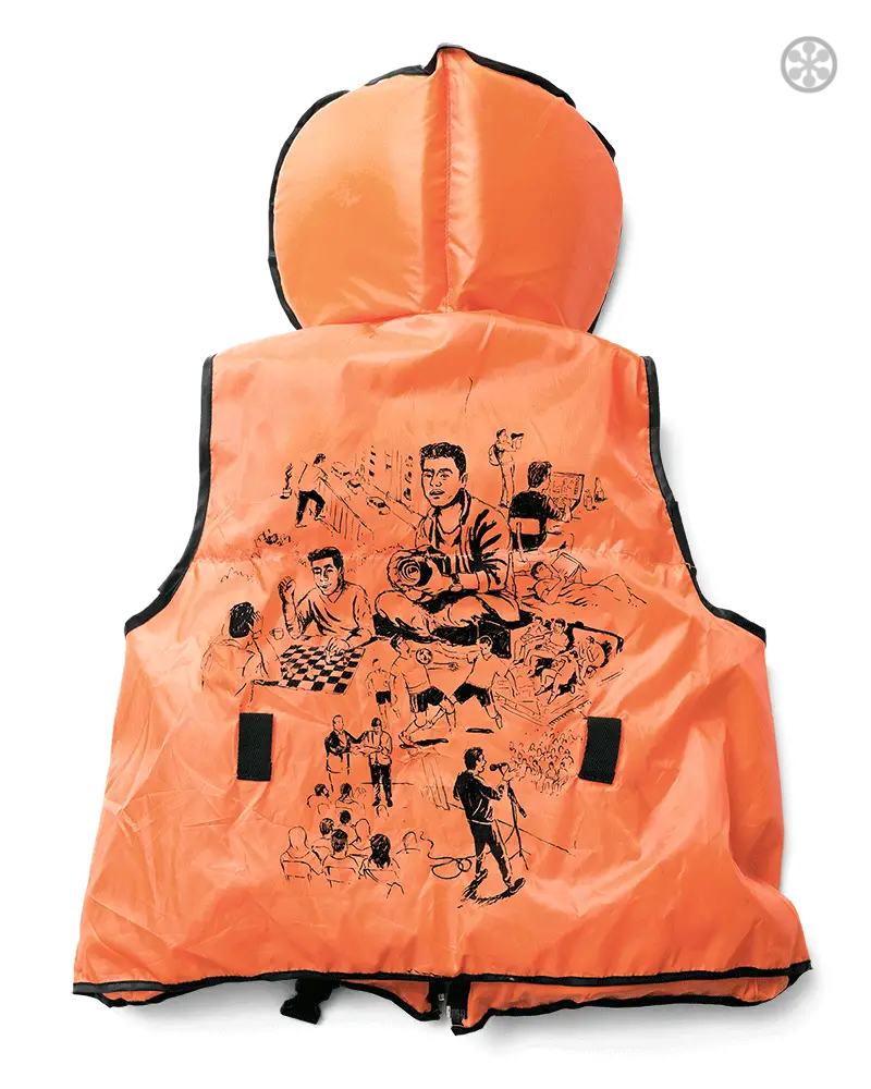syrian refugee stories on life jackets