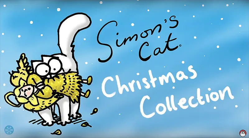 Simon's Cat Christmas cartoons