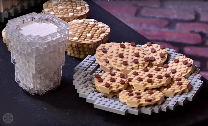 lego milk and cookies for santa