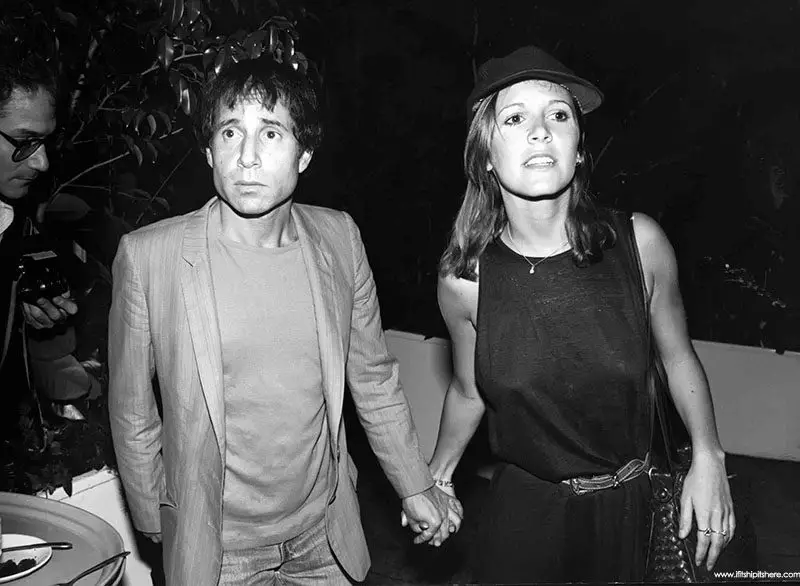 carrie fisher and paul simon