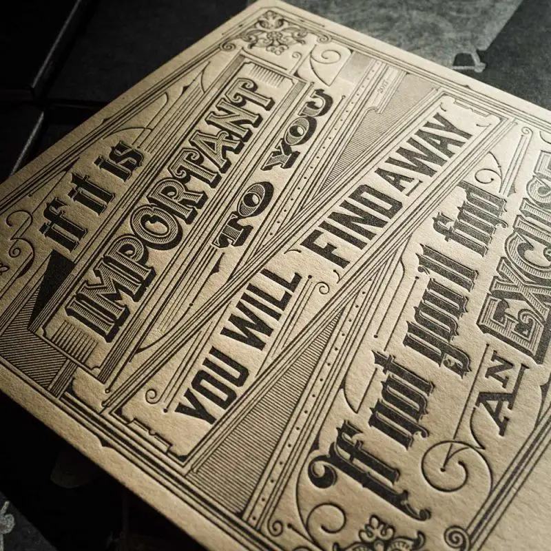 letterpress examples