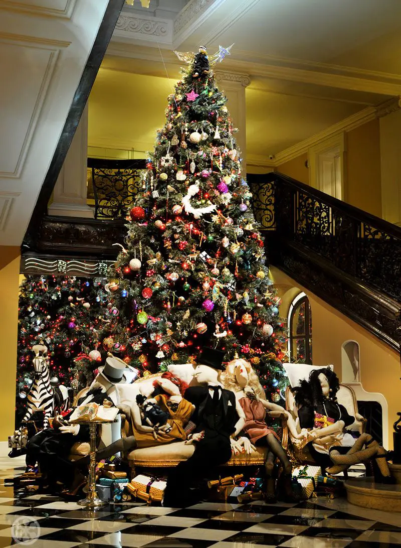Claridge's Christmas Tree by Alber Elbaz for Lanvin