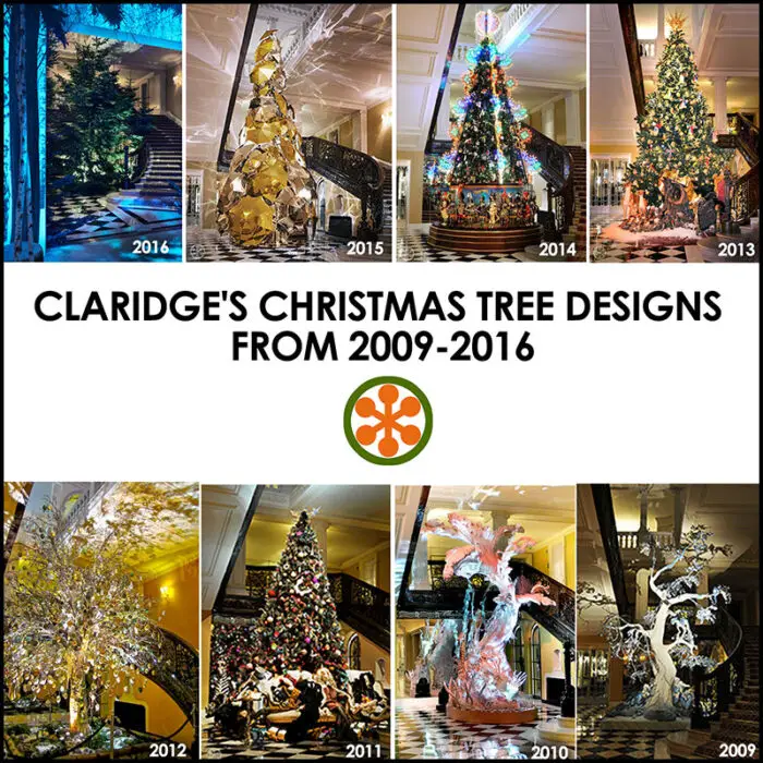 Claridge's Christmas Trees