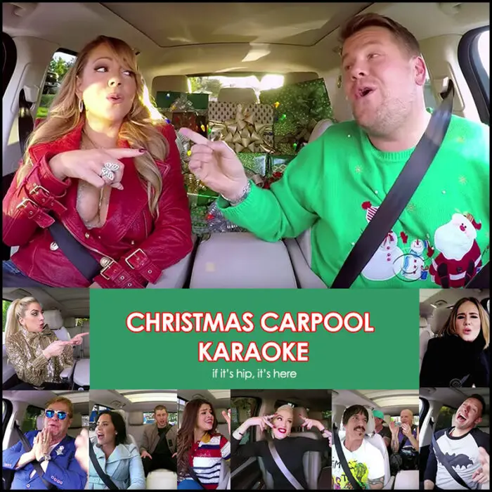 Read more about the article Corden’s Christmas Carpool Karaoke : Mariah, Elton, Adele, Gaga & More.