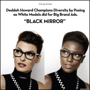 Deddeh Howard Champions Diversity By Copying A Pose In Black Mirror
