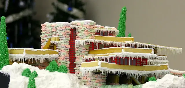 Fallingwater Gingerbread House